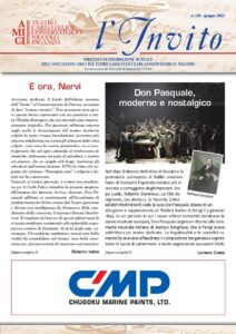 Prima pagina de L'Invito n. 143 Giugno 2023