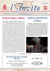 Copertina de L'Invito n 131 di aprile 2019