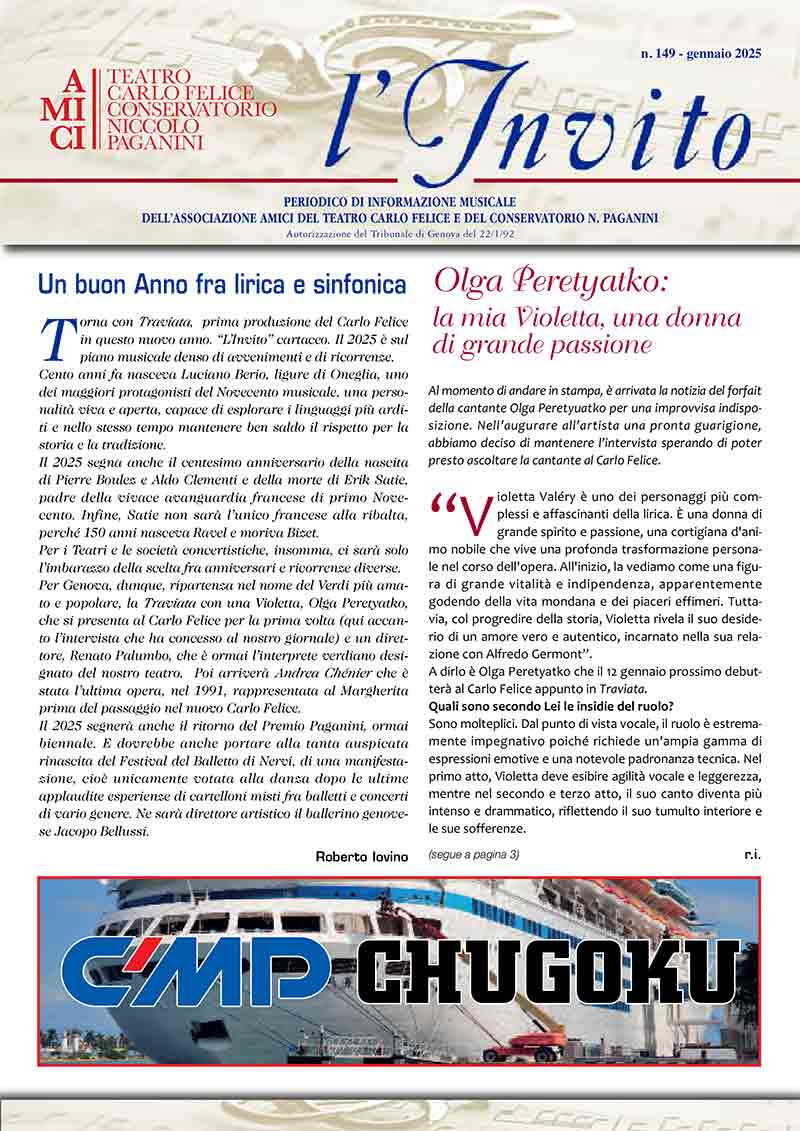 Copertina de L'Invito n. 149